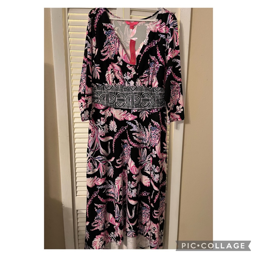 NWT Lilly Pulitzer Fleuris Midi Dress